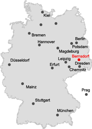 Location of Bernsdorf